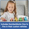 hand2mind Numberblocks Mini Vehicles, Counting Cars, Race Car Toys, Play Figure Playsets, Mini Cars, Small Figurines for Kids, Numbers for Toddlers, Math Toys, Stocking Stuffers for Kids 3-5
