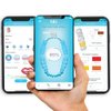 Blu Smart Electric Toothbrush, Sonic Power Toothbrush with Interactive Live Tracking App for Adults (Black)