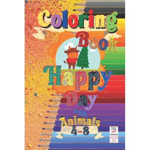 Coloring Book: For Kids Ages 4-8. That Kids coloring book, is full of loving cute animals. For any young fans, from forest animals, this book makes a great gift for boys and girls.