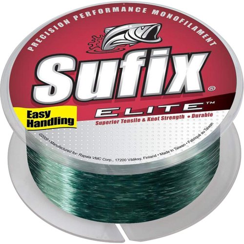 Sufix Elite Monofilament Line 14Lb 330Yds Green