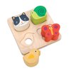 Tender Leaf Toys - Sensory Trays - Baby Blocks, Shape Sorter, STEM Learning Shape Identification Sorting Game Toy for Kids 18 Month + (Touch Sensory Trays)