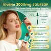 10-in-1 Soursop Bitters Liquid Drops 3000mg, Soursop Drops with Ashwagandha, Black Seed Oil, Moringa, See Moss for Natural Antioxidant, Cell Support & Regeneration, Immune Boost, Rich In Vitamin D& C