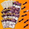 DimiGlobal 24 Halloween Bingo Game Cards for Kids Halloween Party Paper Bingo Cards Bulk,School Classroom Games,Halloween Party Bingo Supplies,Family Bingo Game Set Cards