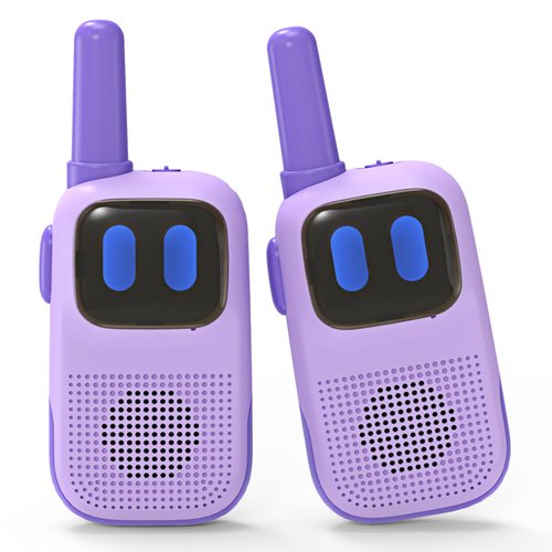 AIKTUPSY 2 Pack Gifts for 3-7 Year Old Girls 1000FT Range 2 Channels 2 Way Radio, Walkie Talkie Children Backyard Play Boy Toys Age 4 5 6 7 8 Years Old