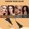 2 in 1 Eyebrow Microblading Pen, 2024 New 3D Microblading Eyebrow Pen Tattoo Pencil 4 Fork Tip, Waterproof Magic Microblading Eyebrow Pencil for Natural Makeup Last All Day - 9703#Dark brown