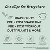 The Honest Company Clean Conscious Unscented Wipes | Over 99% Water, Compostable, Plant-Based, Baby Wipes | Hypoallergenic for Sensitive Skin, EWG Verified | Terrazzo, 36 Count