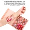 FantasyDay 12Pcs Long-Lasting Matte Nude Lip Gloss Lipstick Lip Plumping Makeup Gift Sets for Girls and Women, Waterproof Lipgloss Lip Stain Liquid Lipcolor - Highly Pigmented Color and Instant Shine