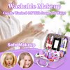 Kids Washable Makeup Girl Toys - Girls Makeup Kit for Kids Make up Set for Kid Little Girls Children Princess Christmas Birthday Gifts Toys for Girls 3 4 5 6 7 8 9 10 11 12 Year Old