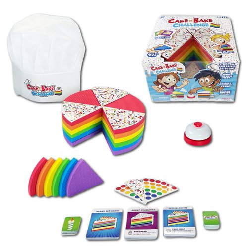 The Eggmazing Egg Decorator Cake-N-Bake Challenge | Kids' Color Matching, Cake Building Board Game for Age 4 & Up (2-6 Players)