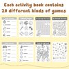 Hungdao 48 Pcs Sports Mini Activity Books for Boys and Girls Football Basketball Soccer Baseball Birthday Party Favors Activity Books Bulk for Sports Themed Party Classroom Supplies