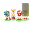 Exquisite Gaming: Holdems: SEGA - Knuckles - Earbud & Phone Holder, Cable Guys Stand, Mini Collectibles with a Twist, Classic Sonic, Licensed Figure