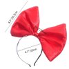 Ebonee Bow Headband Bowknot Hair Bands for Halloween, Women Red Big Hair Bow Hairband, 10'' Huge Bow Hair Hoop for Cosplay Costume Party Holiday Decoration