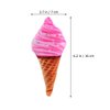 4Pcs Catnip Cat Toys Ice Cream Shaped Pet Chew Bite Kicker Plush Musical Toy for Cat Kitten Kitty