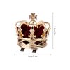 SEWACC Mini Crown Queen Hair Clip Mini Hairpin Three-Dimensional Crown Headdress Halloween Party Queen Hair Accessory