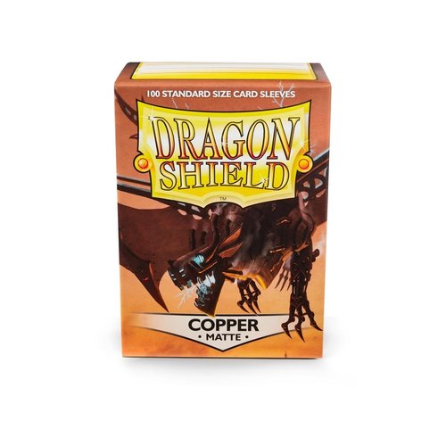 Dragon Shield Matte Copper Standard Size 100 ct Card Sleeves Individual Pack