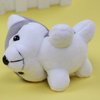Ruzucoda Plush Husky Stuffed Animals Dog Keychains Toys Puppy Ornaments Pendants Gray