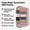Kaely 6 Color Mini Neutral Eyeshadow Palette Makeup, Highly Pigmented Eye Shadow Palette Waterproof, Natural Matte Shimmer Eye Shadow Palette, paleta de sombras de ojos, Vegan & Cruelty-free, 06