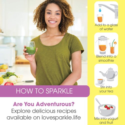 Sparkle Joint Boost (Mixed Berry) [30-Serves] FORTIGEL & TENDOFORTE Non-GMO Hydrolyzed Collagen Peptides Protein Powder & Buffered Vitamin C Supplement Drink