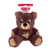 KONG Knots Teddy Bear - Knotted Rope Tummy and Tail - Soft Plush Dog Toy (Medium)