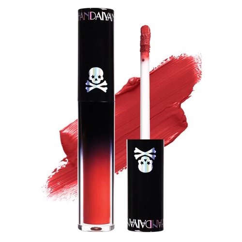 R.Y.M 4Pcs Gothic Style Lipstick Kits, Goth Make up Green Matte Lipstick, Red, Long Lasting Lip Stick for Halloween Festival Goth Makeup Lip Gloss Gift Sets for Women (Color A, 2.6 Ounce (Pack of 4))