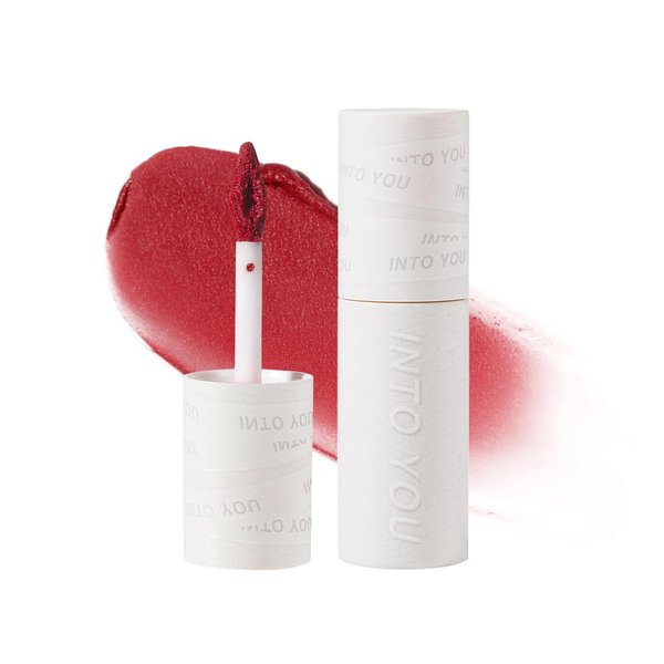 INTO YOU Lipstick For Women, Velvet Matte Finish Lip Stain, Lipstick Long Lasting, Lip Tint, High Impact Lipcolor With Lightweight Lip Mud Texture, Dual-Use For Lips And Cheek, Red Lipstick (EM112)