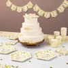 Sparkle and Bash Gender Reveal Bee Theme Party Pack, He Or She What Will It Bee (Serves 24, 75 Pieces)