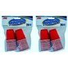 Mini Red Plastic Cups, 40-ct
