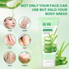 Peeling Gel, Aloe Vera Face Exfoliator,Aloe Vera Sparkling Peeling Gel, Facial Scrub,Deep Cleansing,Gently Exfoliating Face Wash For All Skin Types