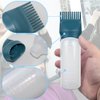 ELANE 4 Pack Root Comb Applicator Bottle,Hair Oiling applicator,Oil Comb Applicator,Hair Bottle Applicator for Hair Dye Shampoos Hair Salons. (Purple+Grey+Red+Green)