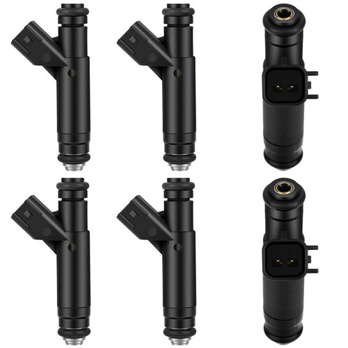 Fuel Injectors ECCPP 6pcs High Performance Black 4 Hole Fuel Injector Kits 1F1Z9F593DA fit for 2001-2005 Ford Taurus Mercury Sable 3.0 V6,2001-2003 Ford Ranger Mazda B3000 3.0 V6