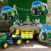 4Pieces Farm Tractor Giant Foil Balloons for Birthday Baby Shower Tractor Themed Party Decorations Supplies