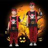 ZYKKGEY Pirate Costume for Kids, Pirate Costume Set Pretend Role Play Dress Up Party with Knife,Telescope,Hook