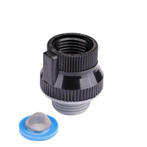 Raindrip R620CT, Anti-Siphon Backflow Preventer, 3/4-Inch FHT X 3/4-Inch MHT, Connects to Hose Bib and Drip Irrigation System, Blister Package, Plastic, Black