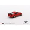 True Scale Miniatures Model Car Compatible with Nissan GT-R Tommykaira R RZ Edition Red 1/64 Diecast Model Car MGT00543