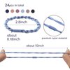 AIERSA 24 Pcs Oversize Bracelet Hair Ties for Women/Girls,Will Not Strangle The Wrist,Boho Hair Tie Bracelets,Cute Bracelet Ponytail Holders,No Damage Hair Elastics Band for Thick Hair Curly Hair
