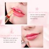 SWETIYOU Crystal Flower PH Lip Balm Color Changing Magic Lipstick Jelly Flower Luxury Lip Balm Mood Lipstick Color Changing Long Lasting Nutritious Lip Gloss Clear Lipstick