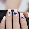 SANTA Cute Stit_ch Nail Stickers Kawaii Cartoon Nail Stikers Self-Adhesive Nail Decals for Women Girls Kids Nail Art Stickers (75+Decals)