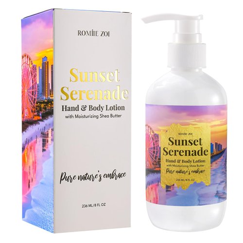 ROMIIE ZOI Myrtle Beach Sunset Serenade Hand & Body Lotion - Beach Fragrance, 236ml (8 fl oz)