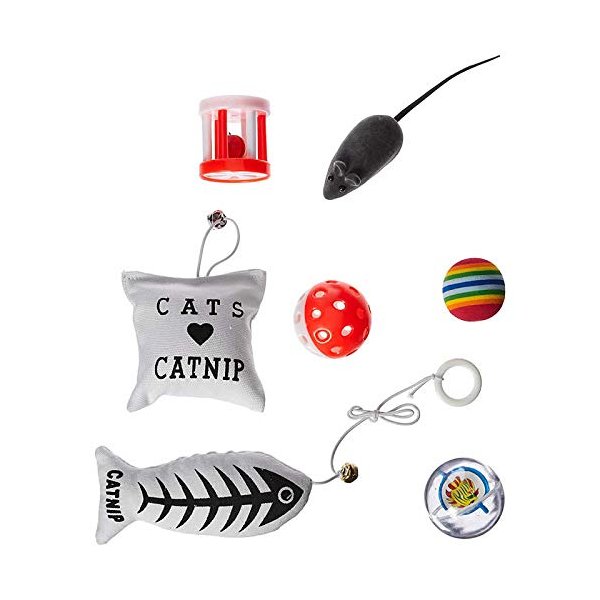 Wondertrail 7 Piece Cat Toy Set