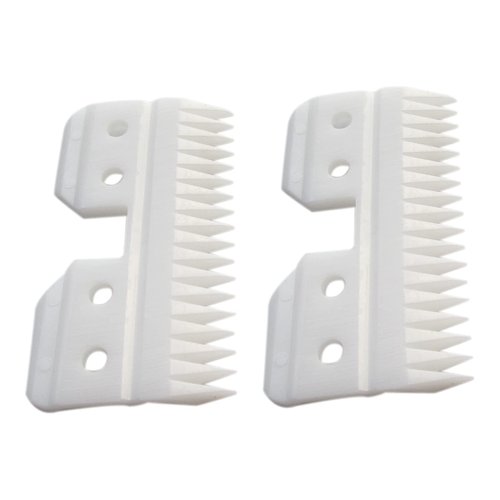 JRSHOME Pack of 2 Advanced Ceramic Blade Fits for Andis Wahl Oster Fast Feed, A5/AG Series Hair Clippers