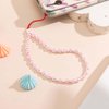 Staqlo 2PCS Beaded Phone Lanyard Wrist Strap Handmade Girly Style Fixed Beads Pearl Bracelet Camera Car Key USB Phone Charm Decoration Anti Lost String Mobile Phone Chain