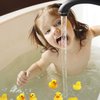 CICITOYWO Yellow Rubber Ducks, 10pcs Preschool Bath Toys Bathtub Floating Squeaky Duckies Gift for Baby Shower Infants Kids Toddler Party Decoration