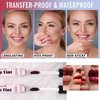 GHFCZOO Peel Off Lip Tint, Waterproof Long Lasting Lip Stain, Matte Transfer-Proof Peel Off Lipstick, Non-Stick Cup Lip Color, Smudge-Free Lip Makeup for Women and Girls (05#, 1pc)