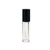 COSIDEA 24 pcs Empty 5ml big brush lip gloss tube black round lipgloss tubes container with big doe foot wand cosmetic packing containers