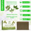 Poison Ivy Soap Bar - All Natural Poison Ivy Treatment - Anti-Itch Soap Skin Cleanser Bar for Poison Ivy, Poison Oak & Sumac - Removes Oils, Soothes & Relieves Rashes - 4 oz Bar Made in USA