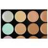 Concealer Palette, 15 Colors Makeup Palette Facial Camouflage Contour Palette with Sponge Puff Oval & Makeup Brush Beauty Make up Cream