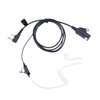 KS K-STORM Surveillance Headset Acoustic Tube Earpiece with MIC Compatible with Kenwood Two Way Radio