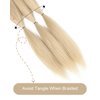 TASHEEMA Braided Ponytail Extension with Hair Tie for Women, 32 inch 1 Pack Blonde Ponytail Extension Straight Extra Long Ponytail Hair Extension