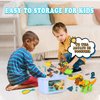 Elitoky Dinosaur Toys, Take Apart Dinosaur Toys for Kids, Educational Construction Building Sets with Electric Drill Storage Box - Birthday Gifts for Toddlers Boys Girls Age 3 4 5 6 7 8 Year Old