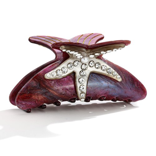 TOVABA Women&#39;s Starfish Hair Claw Clips - Trendy Beach Hair Accessories with Strong Hold for Thic...